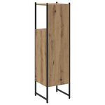 vidaXL Armoire de salle de bain chêne artisanal 33x33x120 5 cm