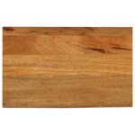 vidaXL Dessus de table à bord vivant 40x20x3 8 cm bois massif manguier