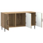 vidaXL Meuble TV 99 x 34 5 x 50 cm Chêne artisanal Bois d'ingénierie