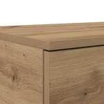 vidaXL Tiroirs de lit avec tiroir chêne artisanal 75 x 36.5 x 16.5 cm