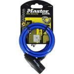 Antivol câble 8127EURDPRO - 1 8 m x 8 mm - Acier torsadé - Bleu