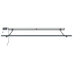 vidaXL Store manuel rétractable avec LED rouge et blanc 300x250 cm