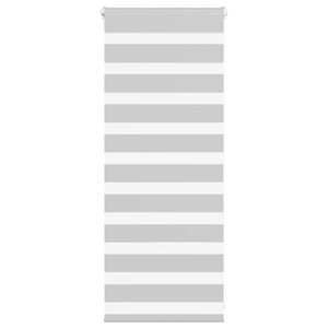 vidaXL Store zèbre gris clair largeur du tissu 55 9 cm polyester