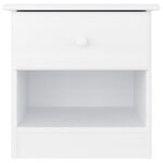 vidaXL Table de chevet ALTA blanc 41x35x41 cm bois de pin massif