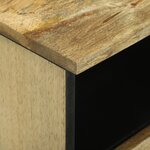 vidaXL Table de chevet - 40 x 33 x 46 cm  en bois de mangue massif