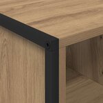 vidaXL Table basse Chêne artisan 80 x 50 x 40 cm Bois d'ingénierie