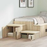 vidaXL Armoire de rangement Chêne sonoma 103 x 41 x 40 cm