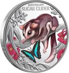 Monnaie BABY SUGAR GLIDER Cute and Cuddly 1 Oz Argent 1$ Niue 2026