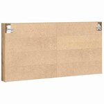 vidaXL Cabinet d'Affichage chêne artisanal 100 x 8.5 x 50 cm
