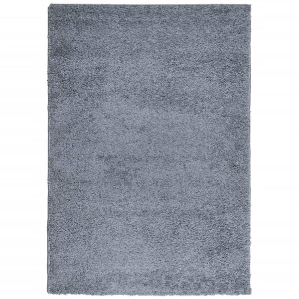 vidaXL Tapis shaggy PAMPLONA poils longs moderne bleu 120x170 cm