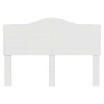 vidaXL Tête de lit Blanc Brillant 150 cm Bois d'ingénierie