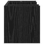vidaXL Organisateur de bureau chêne noir 44.5x24x25 cm bois reconstitué