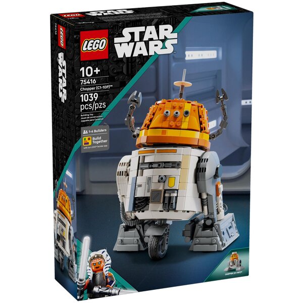 LEGO Star Wars - Droïde Astromécano Chopper (C1-10P) - Modèle 75416 à Construire et Exposer
