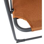 Bo-Camp Chaise de camping pliable Bushwick Argile