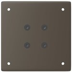vidaXL Pieds de table basse 4 pièces Acier naturel 42-44 cm Acier