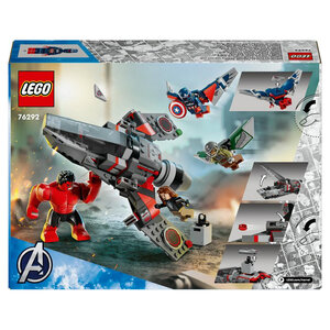 76292 LEGO® Marvel : Captain America et Hulk Rouge en Duel Épique