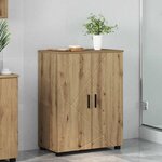 vidaXL Cabinet de salle de bain chêne artisanal 60 x 35 x 80 cm