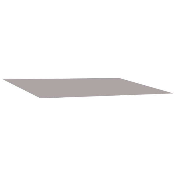 vidaXL Toile de rechange pour auvent Gris clair 300 x 250 cm Polyester