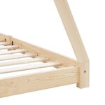 vidaXL Cadre de lit d'enfant Bois de pin massif 70x140 cm