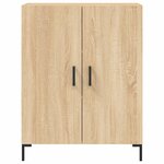 vidaXL Buffet haut Chêne sonoma 69 5x34x180 cm Bois d'ingénierie