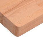 vidaXL Dessus de bureau 100x50x4 cm bois massif de hêtre