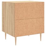 vidaXL Table de chevet chêne sonoma 40x35x47 5 cm bois d’ingénierie