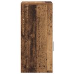 vidaXL Armoire de rangement marron Bois ancien Bois d'ingénierie