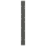 vidaXL Pieds de table à manger 2 pièces Anthracite 90 x (72-73 3) cm Acier