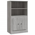 vidaXL Buffet haut sonoma gris 60x35 5x103 5 cm bois d'ingénierie