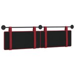 vidaXL Tête de lit suspendue Bordeaux Simili cuir