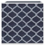 vidaXL Boîtes de rangement pliables 4Pièces bleu 32x32x32cm tissu intissé