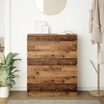 vidaXL Buffet vieux bois 80x35x99 cm bois d'ingénierie