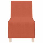 vidaXL Unité de Sofa Modulaire Sans Accoudoirs 2 Pièces Orange