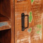 vidaXL Meuble TV Multicolore bois de récupération massif