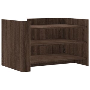 vidaXL Table basse chêne marron 80x50x50 cm Bois d'ingénierie