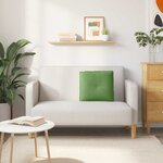 vidaXL Coussin de Dos Vert clair 50 x 45 cm Tissu en velours côtelé