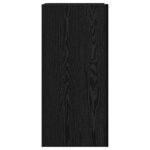 vidaXL Buffet Chêne noir 45 x 35 x 75 cm Bois d'ingénierie