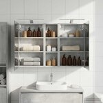 vidaXL Ensemble de Meubles de Salle de Bain 3 Pièces 100 x 10 5 x 60 5 cm