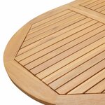 vidaXL Ensemble à manger de jardin 9 Pièces bois d'acacia solide