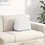 vidaXL Coussin de Dos Blanc 45 x 20 x 35 cm tissu