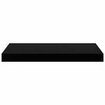 vidaXL Étagères murales flottantes 2 Pièces noir 50x23x3 8 cm MDF