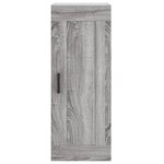vidaXL Armoire murale sonoma gris 34 5x34x90 cm bois d'ingénierie