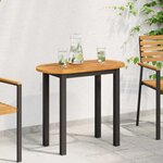 vidaXL Plateau de table Marron 80 x 40 x 2 cm Bois d'acacia massif