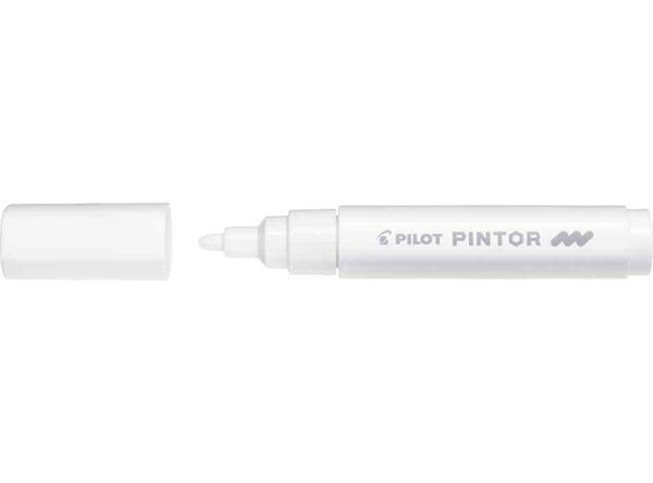 Marqueur à pigment PINTOR pointe moyenne blanc PILOT