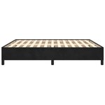 vidaXL Cadre de lit sans matelas noir 160x200 cm velours