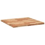 vidaXL Dessus de table carré 90x90x4 cm bois massif d'acacia