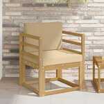 vidaXL 2 Pièce Ensemble de canapés d'extérieur Polyester