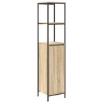 vidaXL Ensemble de mobilier de salle de bain avec étagère 3 Pièces