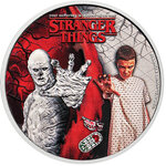 Monnaie ELEVEN AND VECNA Stranger Things 1/2 Oz Argent 50 Cents Tuvalu 2026 (PRÉCOMMANDE)