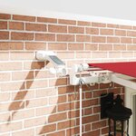 vidaXL Auvent Rétractable Rouge 400 × 350 cm Tissu  Métal